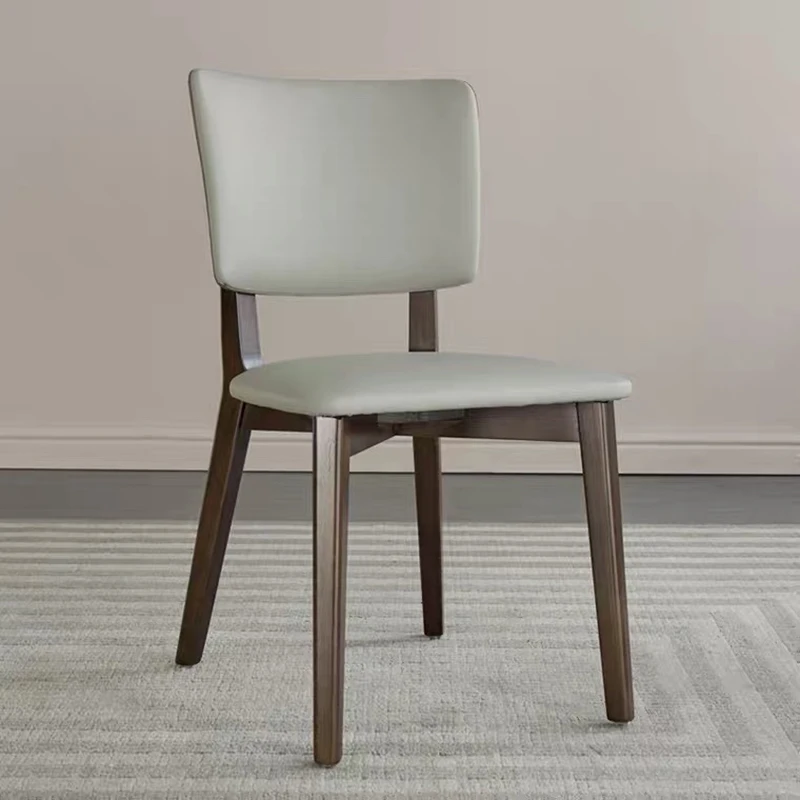 

Comfortable Modern Dining Chairs Luxury Wood Oak Floor Lounge Chair Design Minimalist Clear Sillas De Comedor Home Furniture