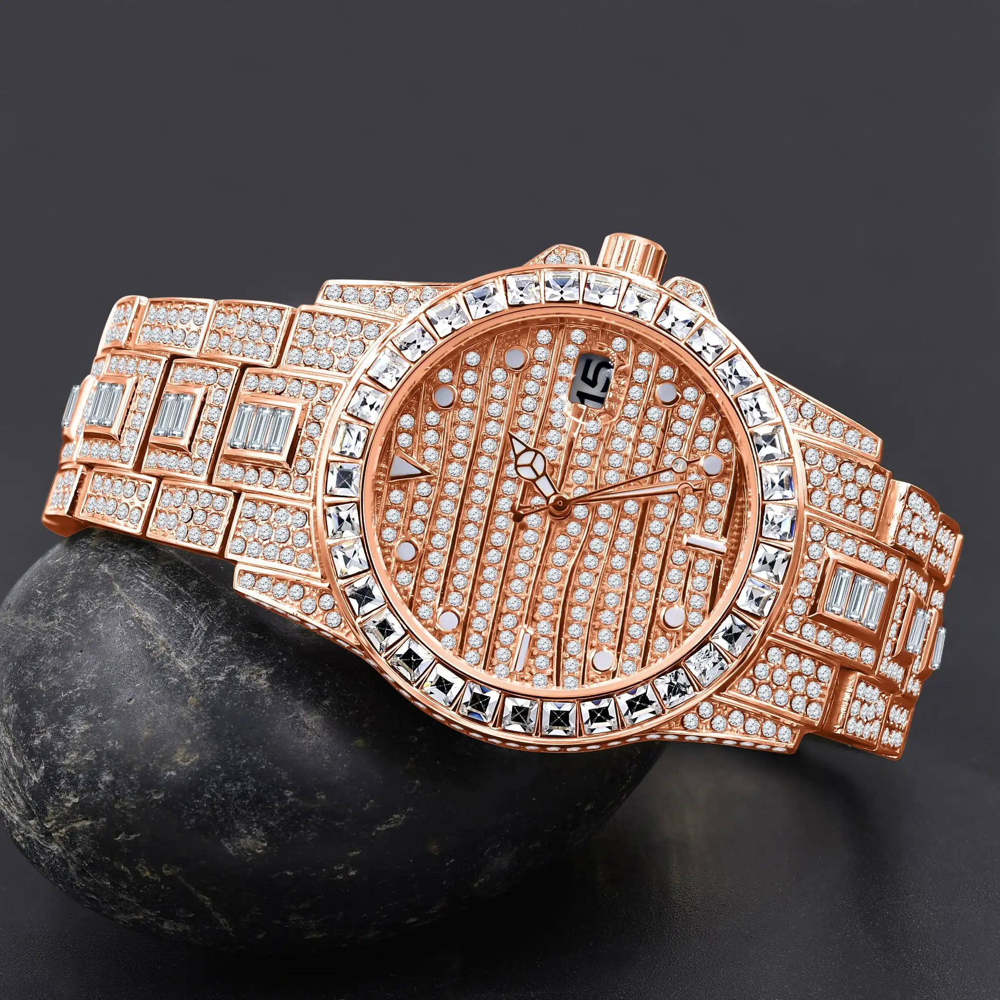 EXQUISITO HIP HOP METAL WATCH | 563155