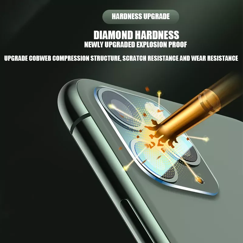 Camera Lens Tempered Glass for iPhone 12 13 Pro Max Mini XR XS X Screen Protector on for iPhone 11 Pro 7 8 6 6S Plus Glass