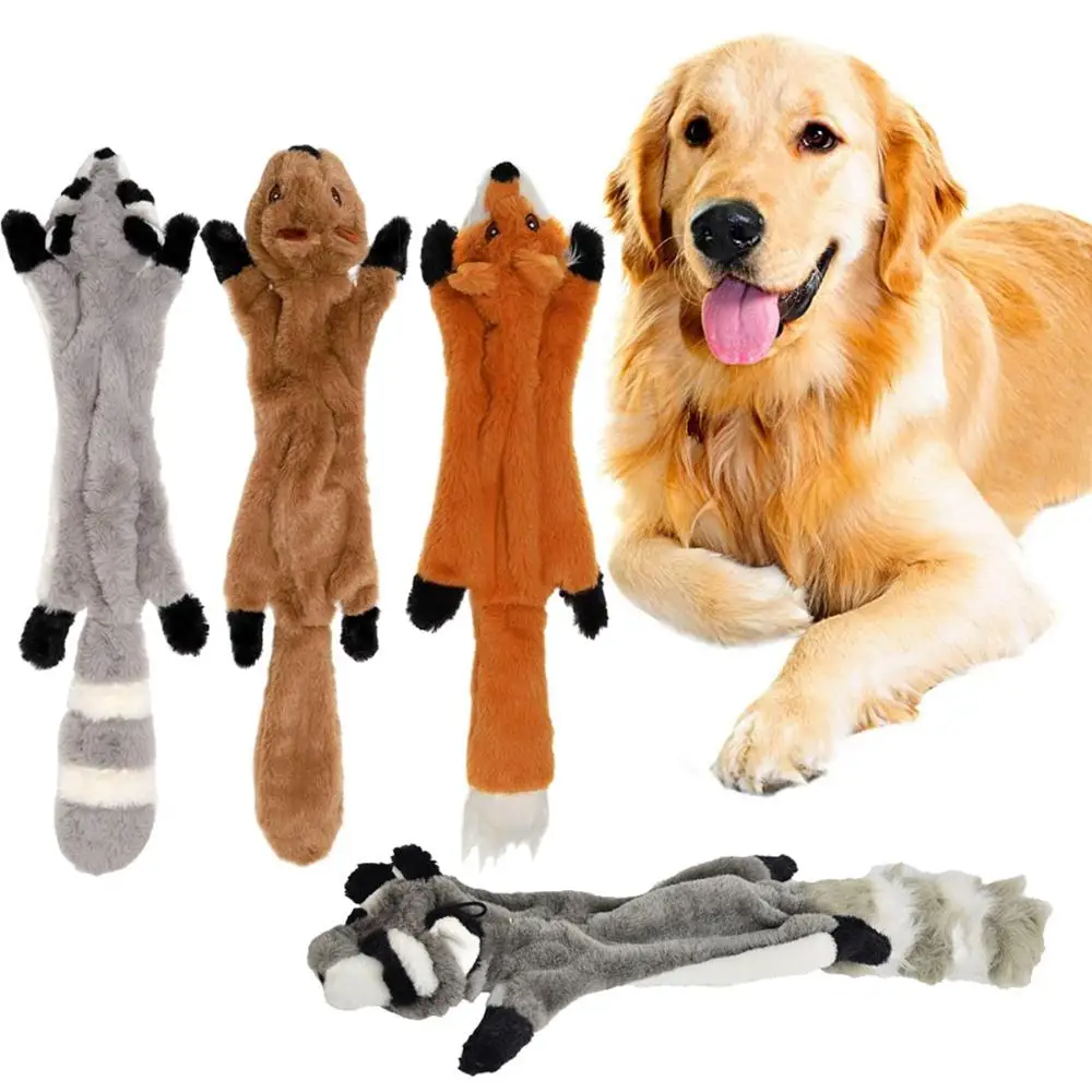 

Pet Interactive Plush Soft Dog Toys Squeak Bite Toys Chew Squeaky Toy