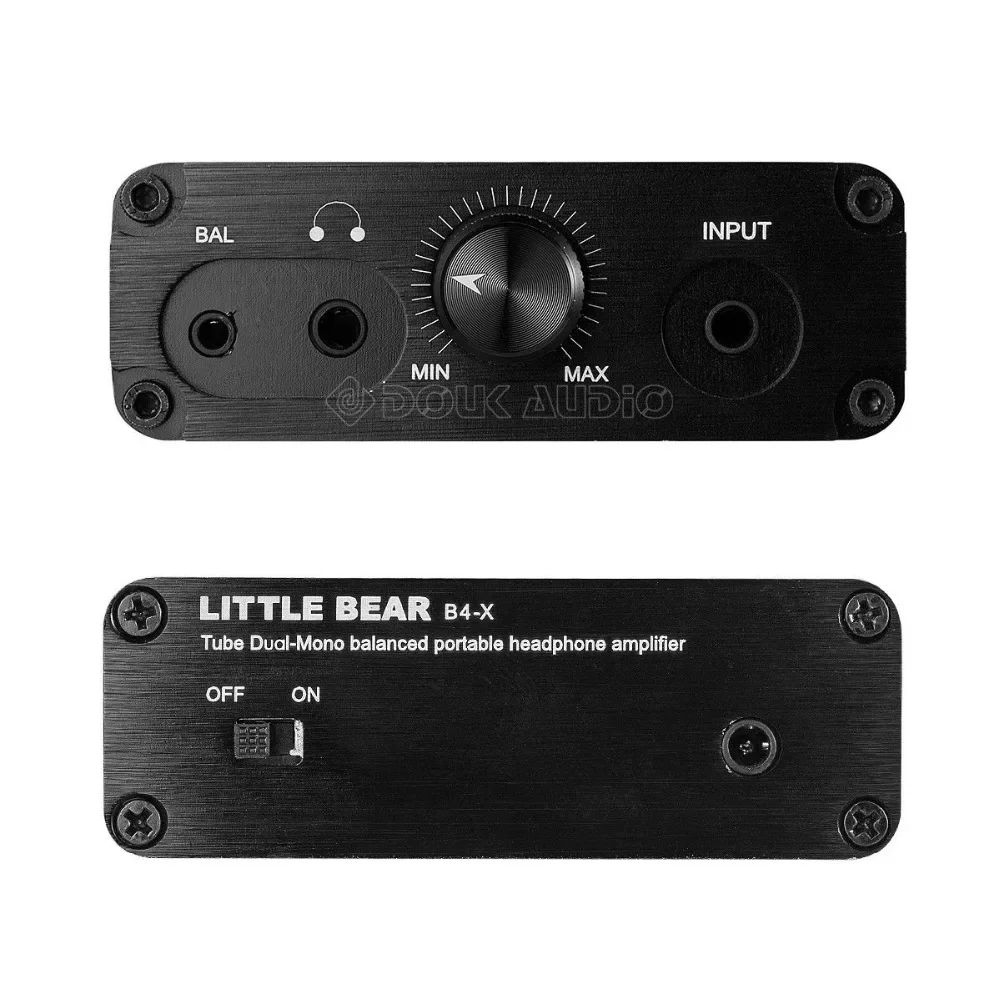 Фото Портативный ламповый усилитель для наушников Little Bear B4-X, двойной монобалансированный стерео аудиоусилитель №2