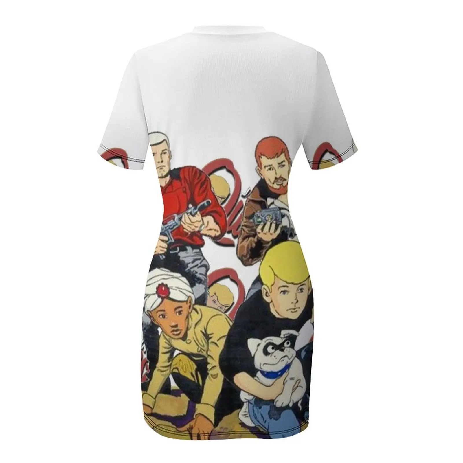 Платье Jonny Quest короткое из полиэстера и спандекса