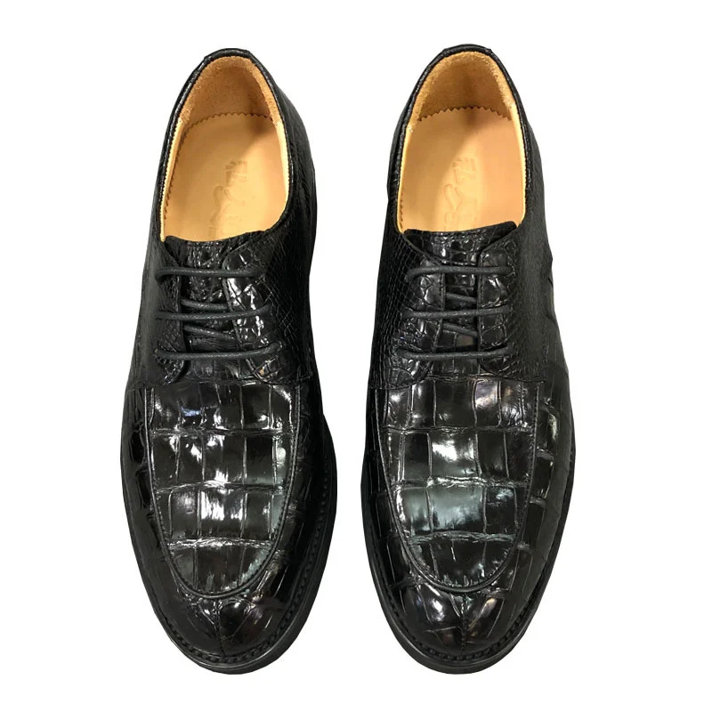 

New Casual Men's Fashion Trend Formal Simple Business Mens Dress Italian High Quality Genuine Leather Shoes Loafers For Designer