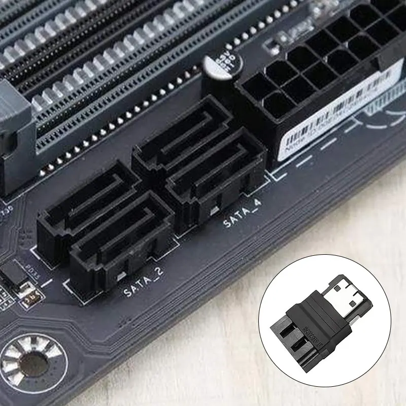1 шт. SATA 7Pin папа к ESATA мама PS3 удлинитель адаптера жесткого диска SSD внутренний