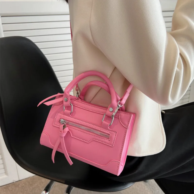 Women's Retro Fashion Handheld Crossbody Bags for Women Handle Luxury One Shoulder Small Square Underarm Bolsa Feminina Handbags