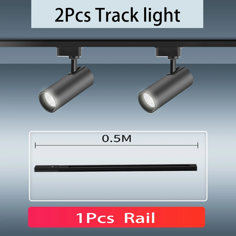 

Комплект Светодиодного Трекового Освещения Мощностью 30 Вт С Прожекторами Для Освещения Магазина Современный Стиль Регулируем...