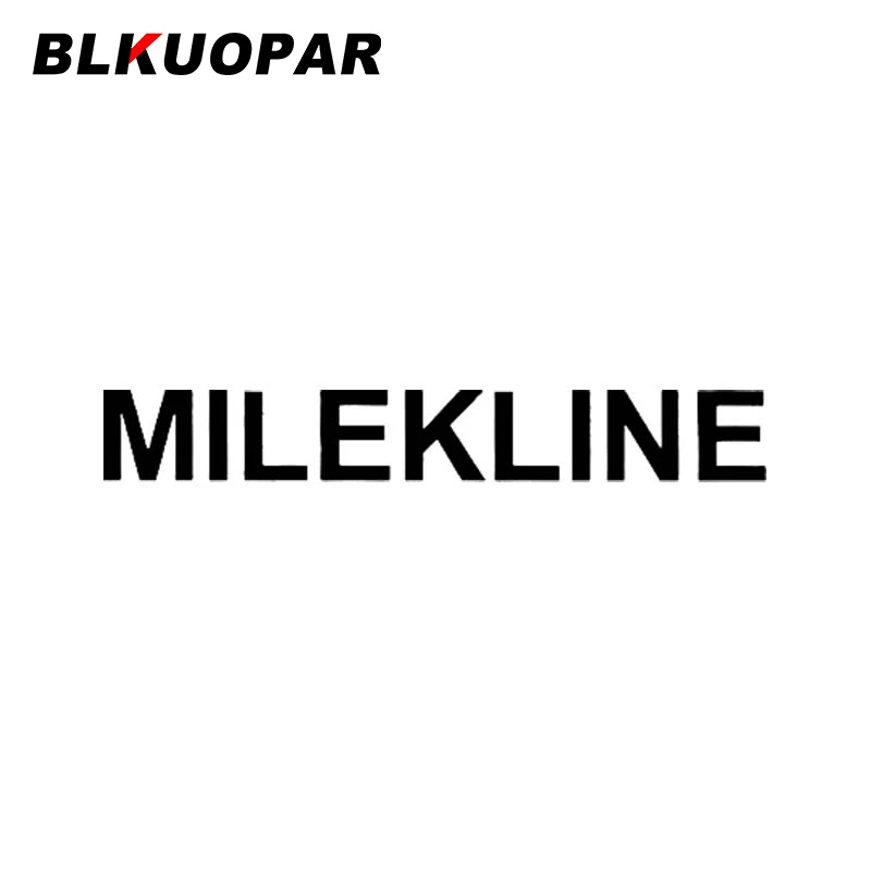 

Водостойкая забавная креативная наклейка на лобовое стекло BLKUOPAR Milekline