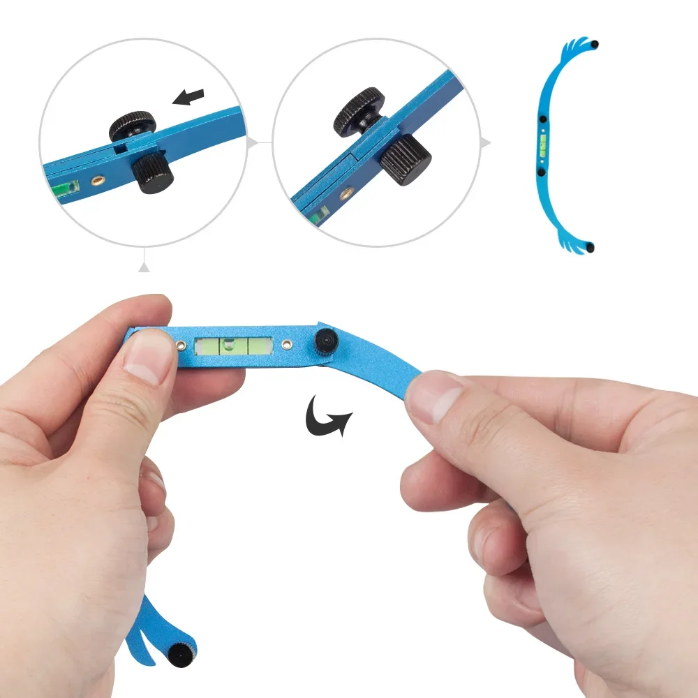 Линейка для нанесения макияжа с луком и стрелкой микроблейдинг измерительная