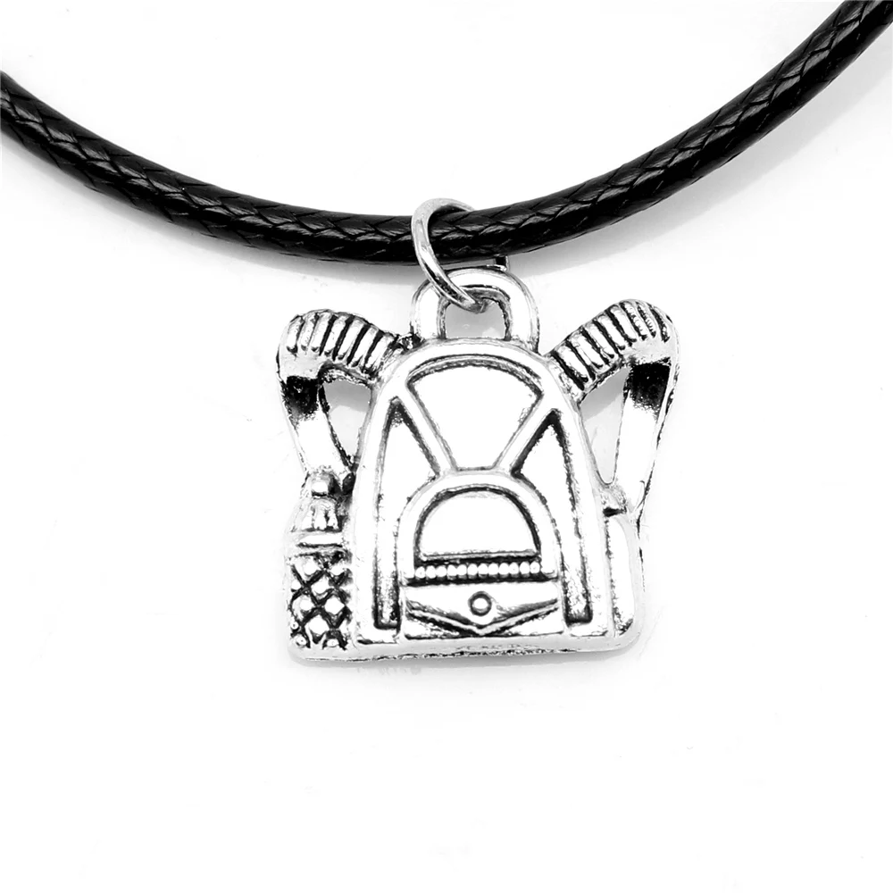 1 шт. 16x16 мм школьная сумка женское ожерелье ювелирные изделия для женщин