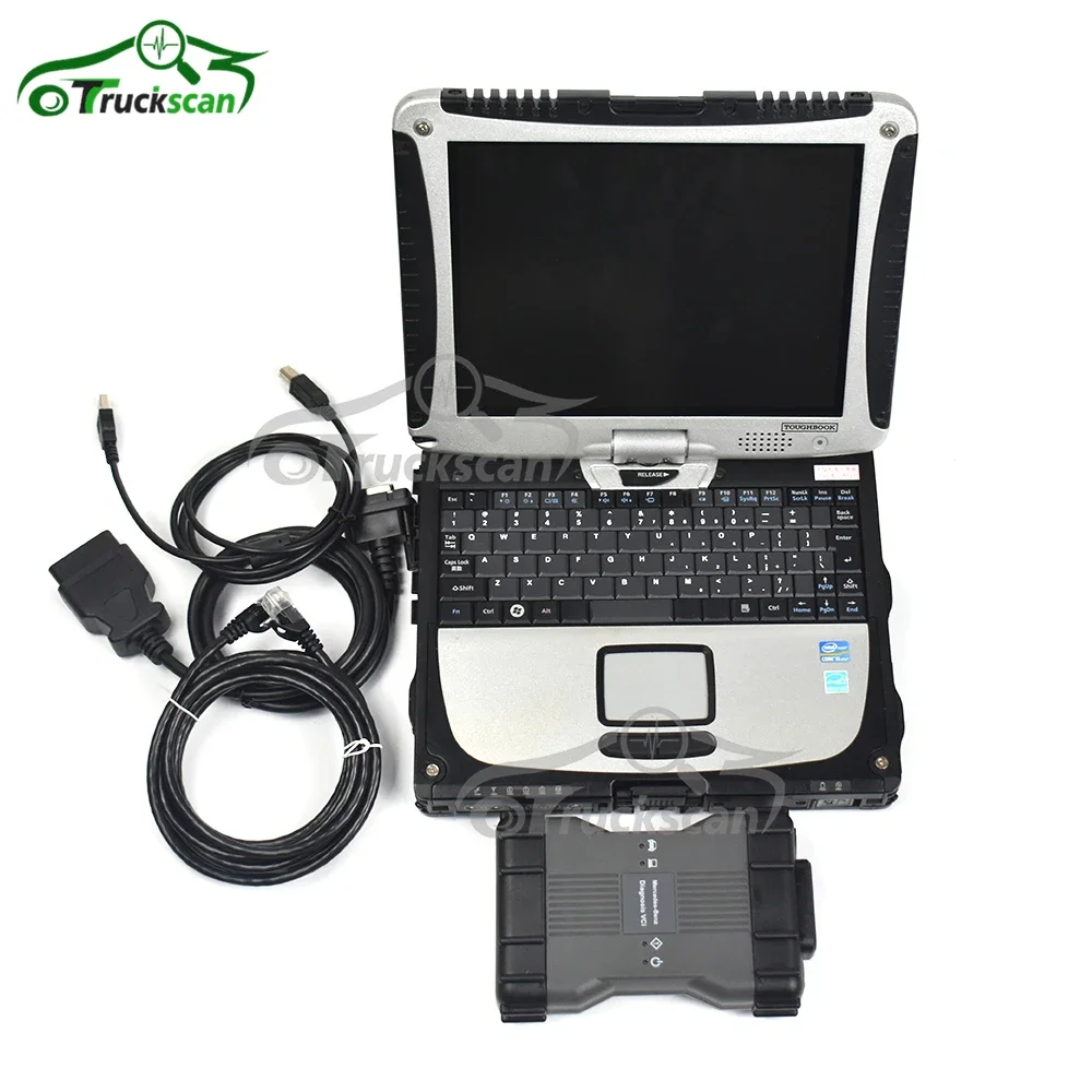 Ноутбук Thoughbook CF19 + Мультиплексор MB STAR C6 mb SD Connect xentry das wis epc VXDIAG c6 диагностические