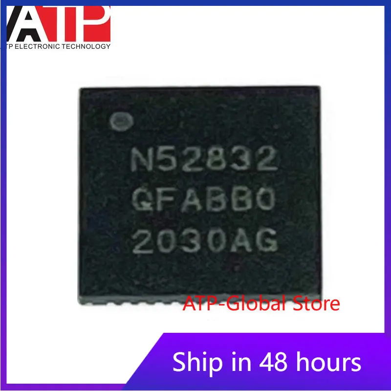 Оригинальный оригинальный скандинавский телефон NRF52832 NRF52832QFAB телефон N52832 VFQFN48 IC TXRX MCU BLUETOOTH чип ATP-Global