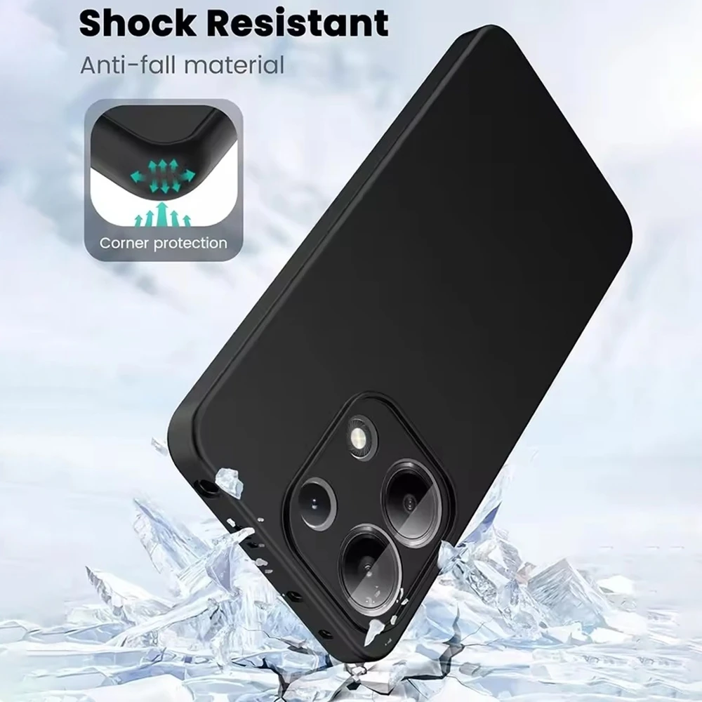 Фото Чехол для телефона Slime Anime Rimuru Tempest для Redmi Note 14 13 12 11 Pro Plus S 5G 14C A3, мягкий черный чехол для телефона №4