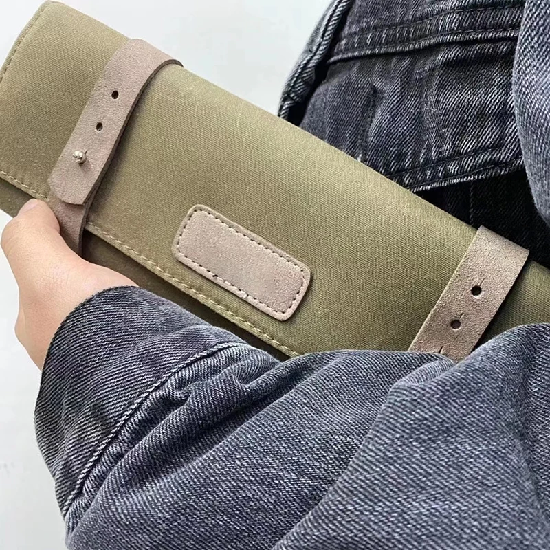 Холщовый нейлоновый восковой чехол для часов сумка инструментов Органайзер