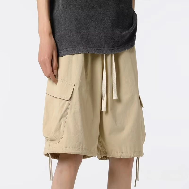 

Fashion Casual Men's Shorts Big Pocket Soild Color Summer Classic Casual Baggy Sports Skateboard Basketball Shorts for Men