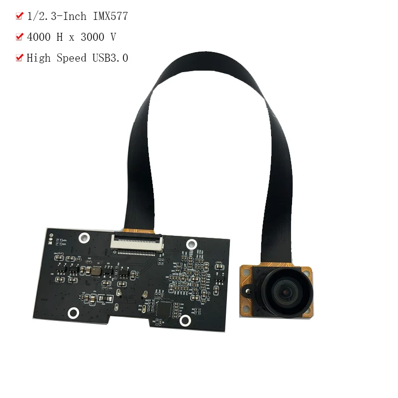 Модуль камеры USB3.0 4000 x 3000 4K 12 МП HD IMX577 FF 100 °