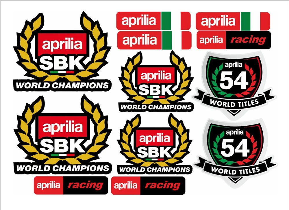 

Наклейка для Aprilia, аксессуары для мотоциклов Tuono Shiver Pegaso Tuareg GPR SR GT RS 660 RSV4 RS4 900 750 660 650 457 150 125 50
