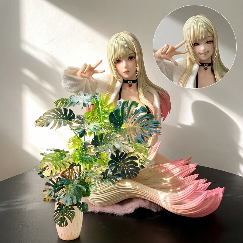 Фото Фигурка аниме-персонажа Марин Китагава из My Dress-Up Darling, Sono Bisque Doll wa Koi wo Suru, Марин Китагава, Лиз, коллекционная модель, игрушка №1
