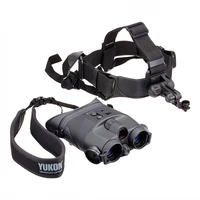 yukon pirates hd head mounted night vision binoculars 1x24 infrared night vision device for hunting and camping helmet type
