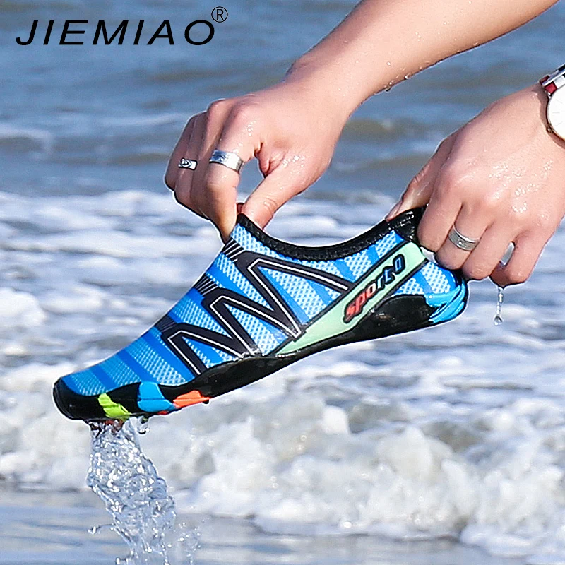 

JIEMIAO Unisex Beach Water Shoes Summer Quick-Drying Swimming Aqua Shoes Seaside Slippers Upstream Light Water Shoes Sneakers