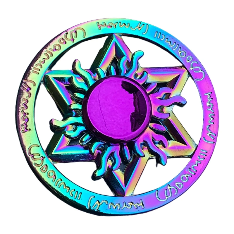 

New Metal Colorful Butterfly Dart Lotus Stress Relief Fidget Spinner Finger Spinner Kids Toy Gift