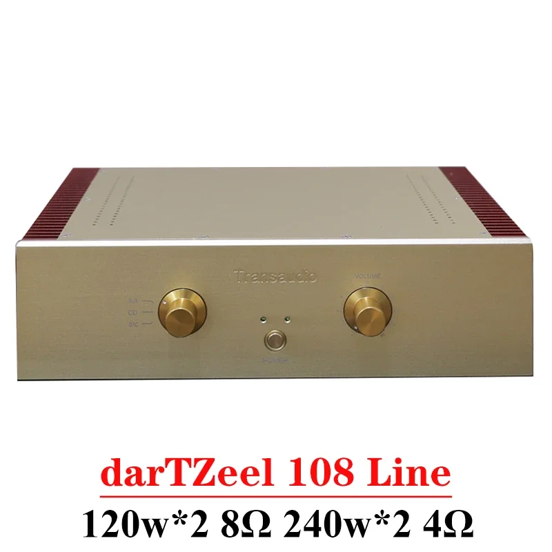 

240w*2 1:1 Copy DarTZeel 108 Line Power Amplifier MBL PreAmplifier OPA604 High Power Combined HIFI Audio Amplifier