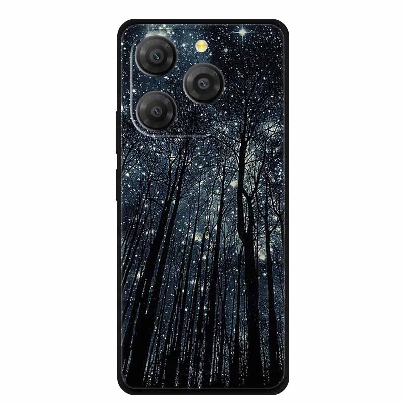 Фото Чехол для Blackview Shark 9, противоударный, черный, милый, с рисунком, из ТПУ, мягкий силиконовый бампер для Blackview Shark 9 №4