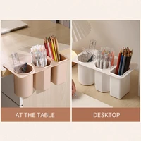 desk organizer chic hips rounded corners burrs free pen container for living room pen case pen holder
