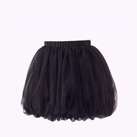 new fashion childrens mesh tutu skirt baby girls black and orange fluffy skirts princess ballet dance kids cake dress clothing