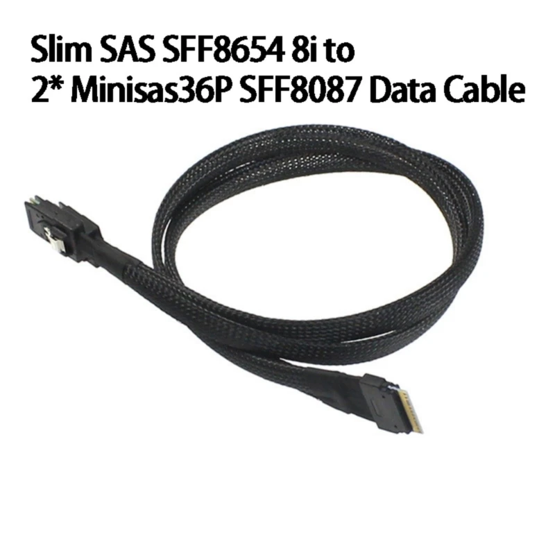 Кабель SFF8654 от 8i до 2xMini 36-контактный SFF8087