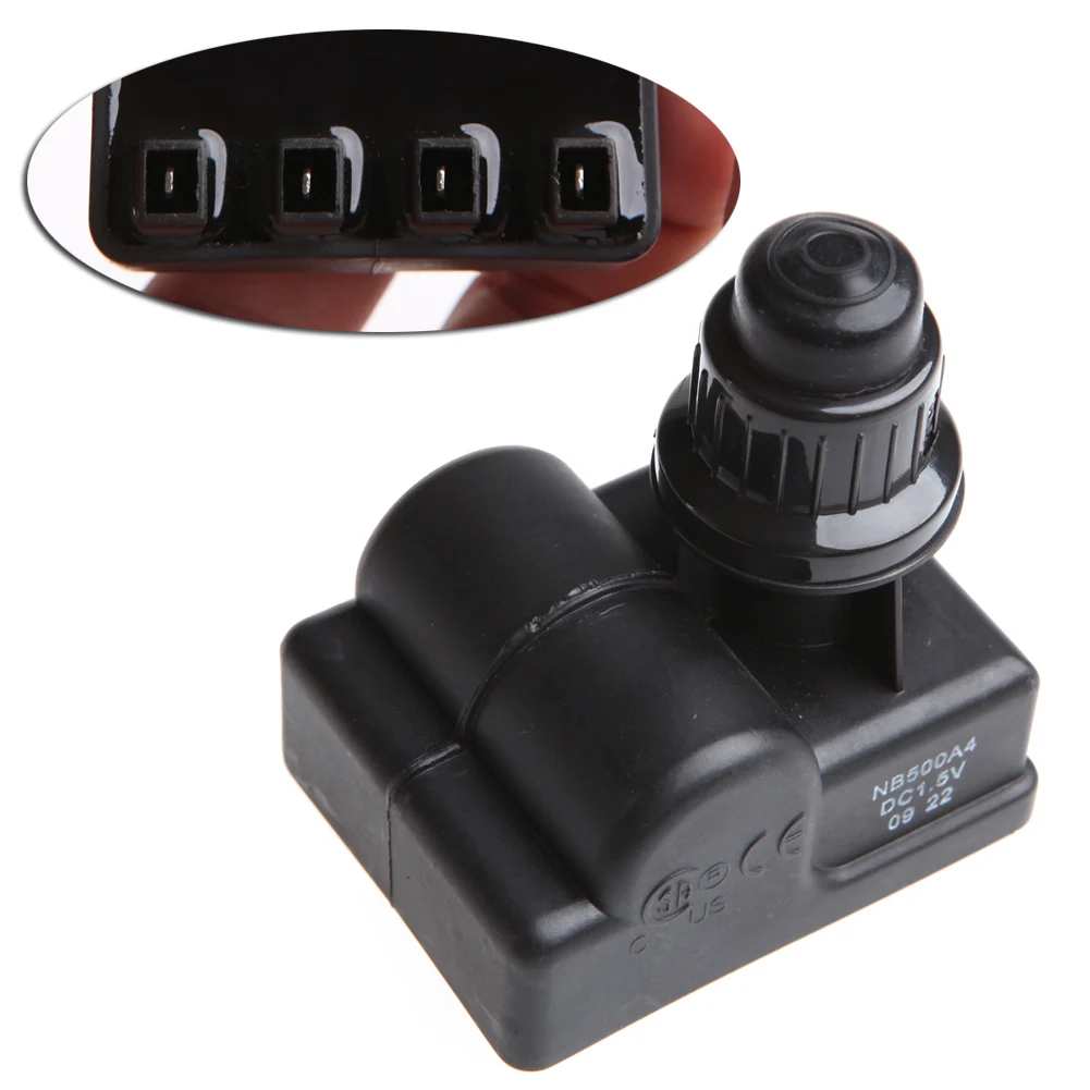 

New BBQ Gas Grill Replacement 4 Outlet AA Battery Push Button Ignitor Igniter