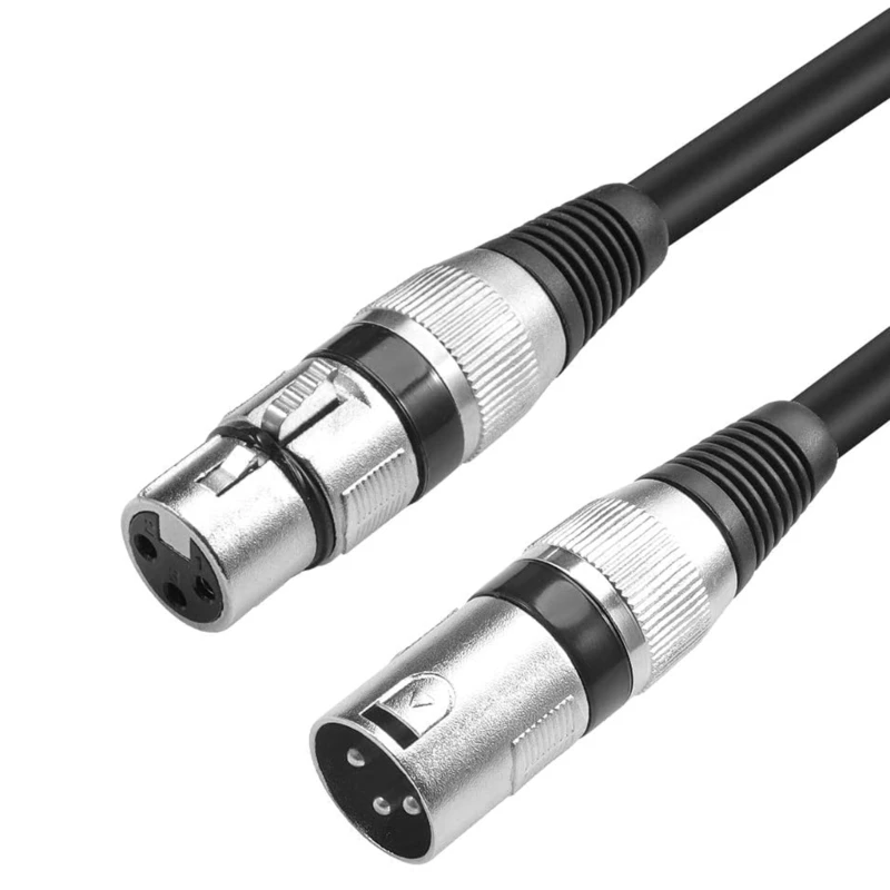 

Durable Aux-Connector Cable Male to Female Canon-Plug Cable Shielded For Mixer Microphone Amplifier Instrument