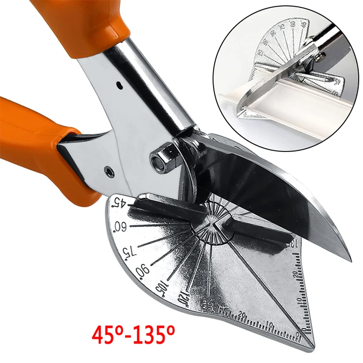 

45-135 Degree Multi Angle Mitre Siding Wire Duct Cutter PVC PE Plastic Pipe Hose Scissor Cut Housework home decor Plumbing Tool