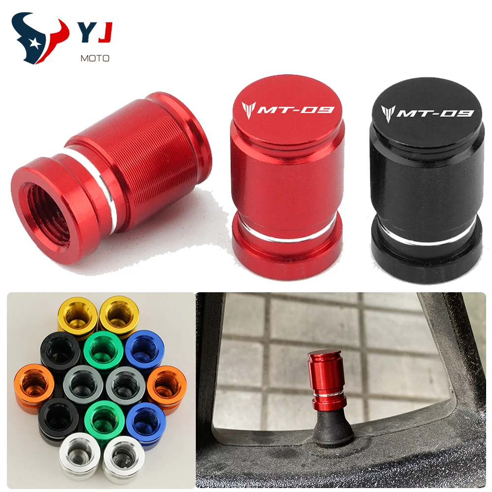 

For YAMAHA MT MT-09 MT09 TRACER ABS AllYears Motorcycle CNC Aluminum Air Port Cover Airtight Tire Valve Wheel Stem Cap Dustproof