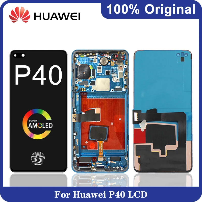 6.1“ Original For Huawei P40 Lcd ANA-AN00 TN00 NX9 LX4 Screen Digitizer Assembly Display Touch Panel Display Replacement