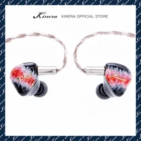 kinera norn 4ba1dd earphone hybrid technology monitor earbuds 0 78mm 2pin detachable cable in ear hifi music headphone earplugs