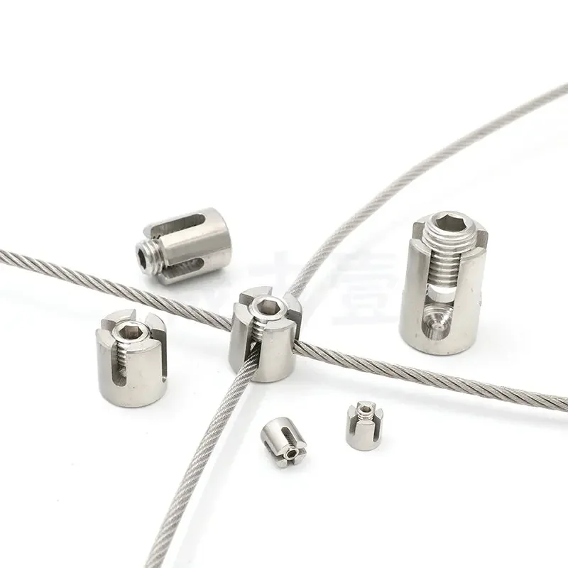 

316 Проволочный Трос из нержавеющей стали, крестовые зажимы для пряжки, фиксирующий замок кабеля, гайка и строительство, морской класс, 2-8 мм, 10 шт.