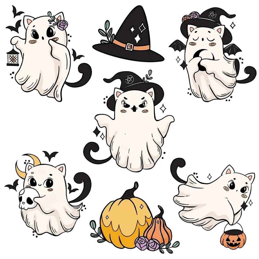 

Mangocraft Cute Witch Ghost Halloween Metal Cutting Dies Clear Stamp DIY Scrapbooking Dies Silicone Stamps For Card Albums Decor