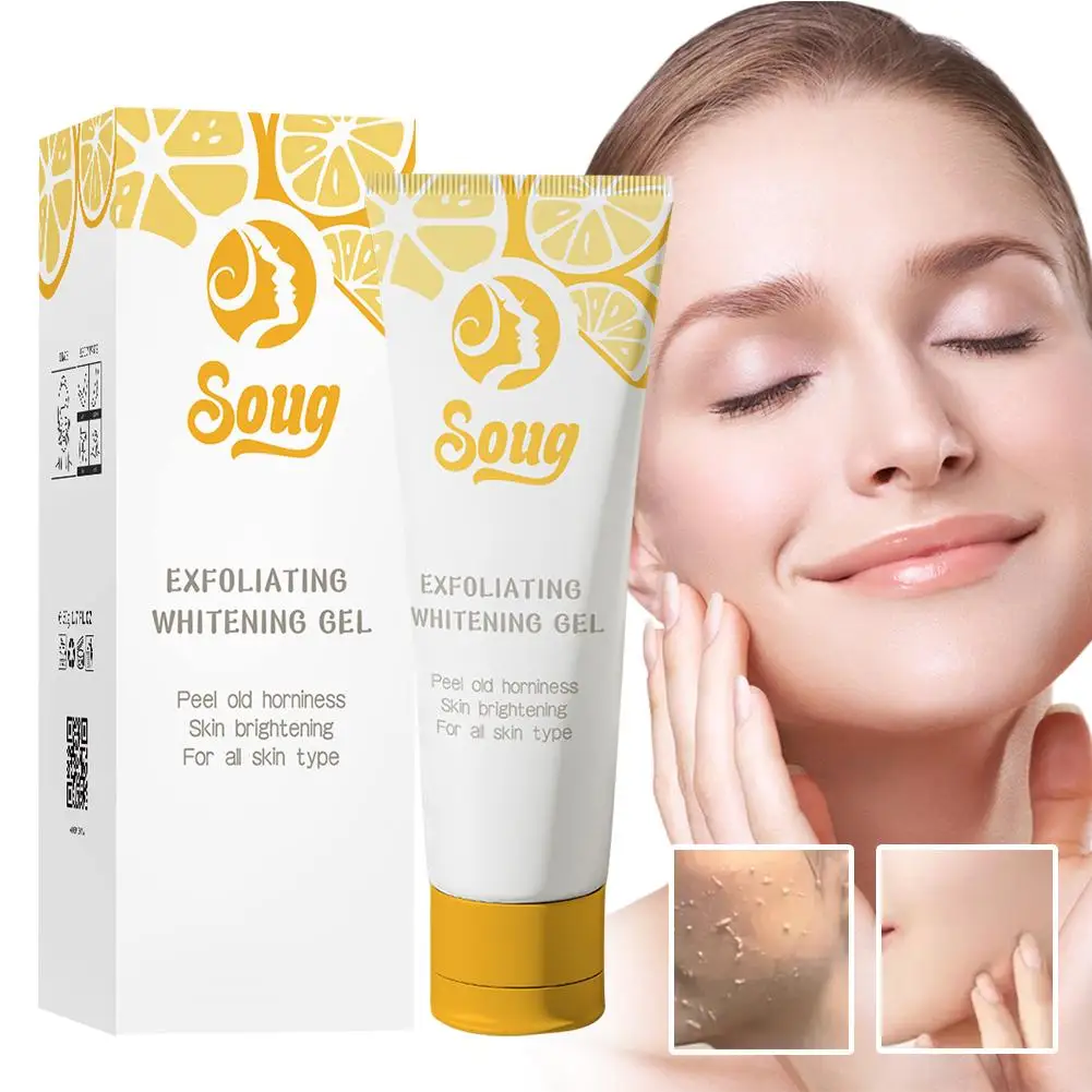 

50g Exfoliating Gel Dead Spot Remover Scrub Face Body Moisturizer Brigtening Whiten Lotion Skin Scrub Hydrating Care Body U1F5