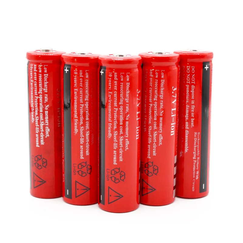 

100% New 18650 Battery 3.7V 6800mAh Rechargeable Liion Battery for Led Flashlight Torch Batery Litio Battery+ Free Shipping