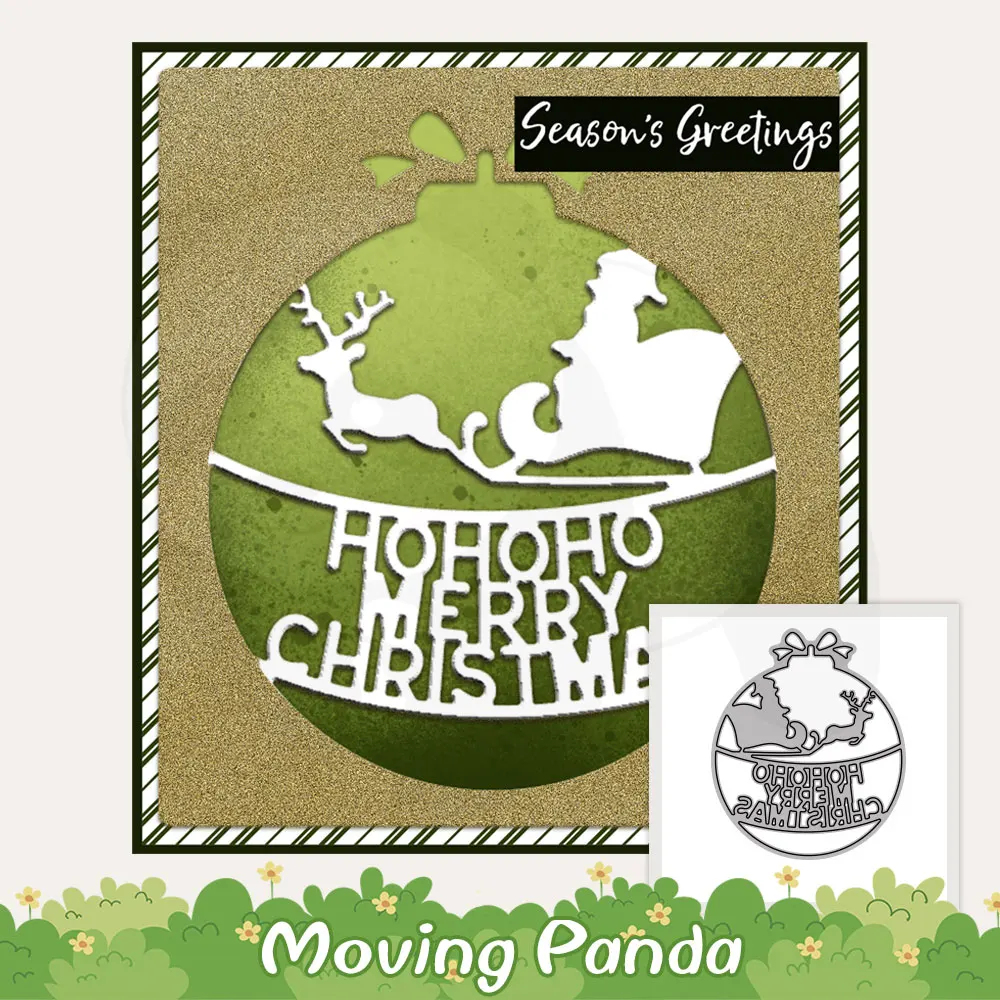 

Winter Christmas Cutting Dies Reindeer And Santa Clause DIY Embossing Scrapbooking Metal Cut Dies For Cards Xmas Tree Ornaments