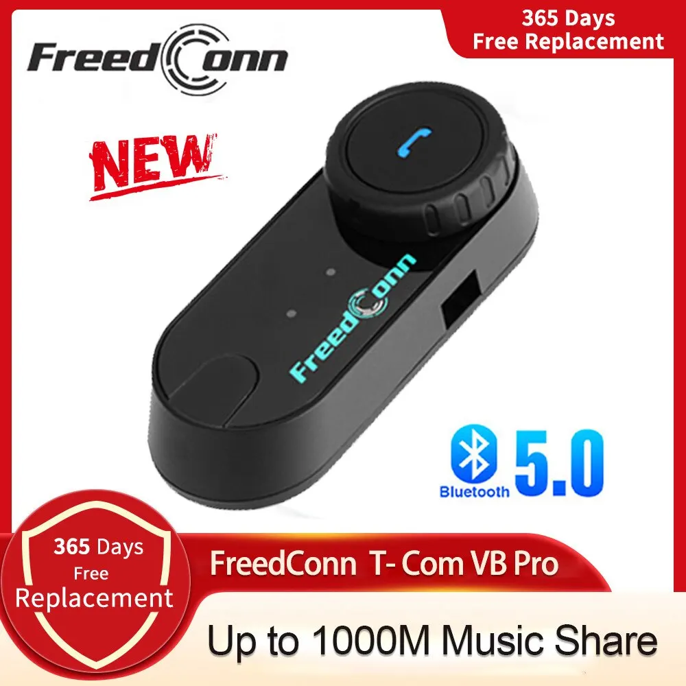 

Freedconn T Com VB Мотоциклетный шлем Гарнитура Bluetooth Стерео Домофон Звонок Беспроводная связь Домофон FM Обмен музыкой