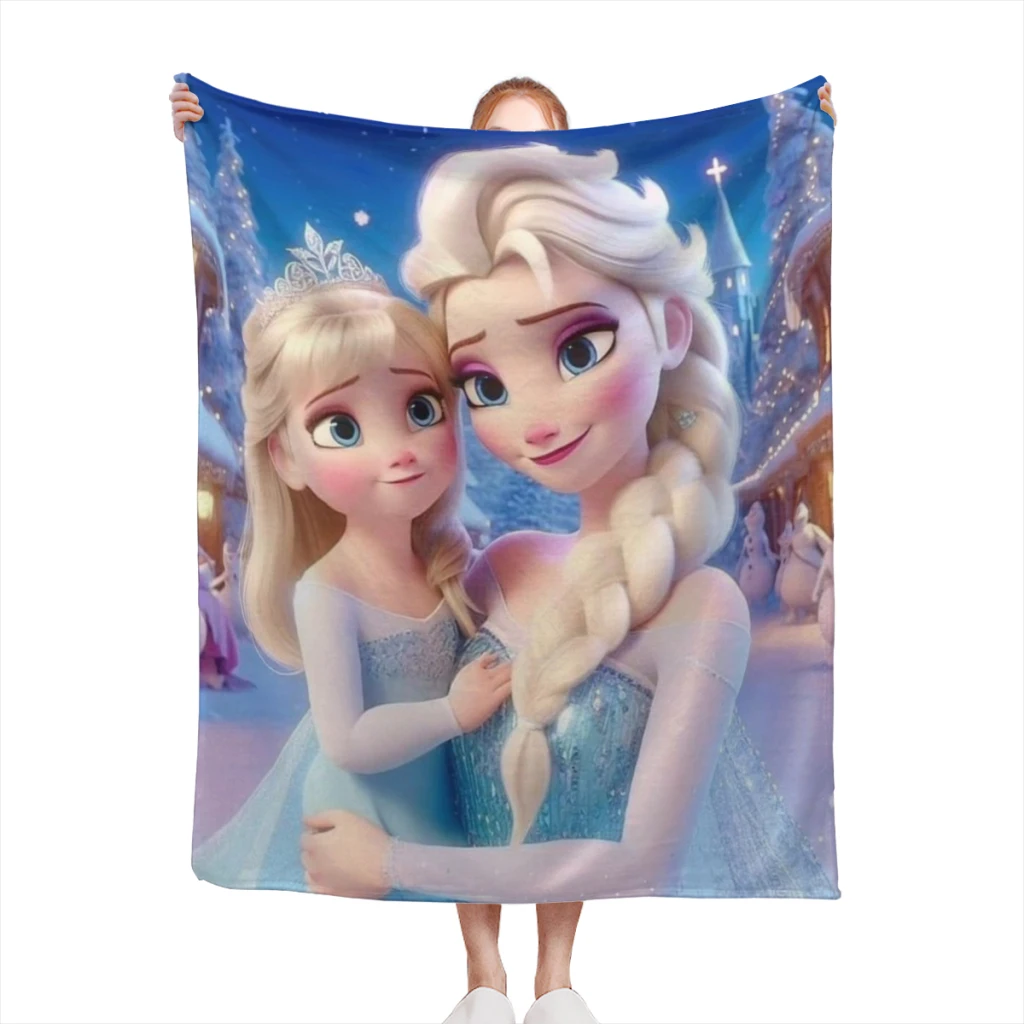 Одеяло Холодное сердце из Диснея Эльзы Текстильный декор портативные супер