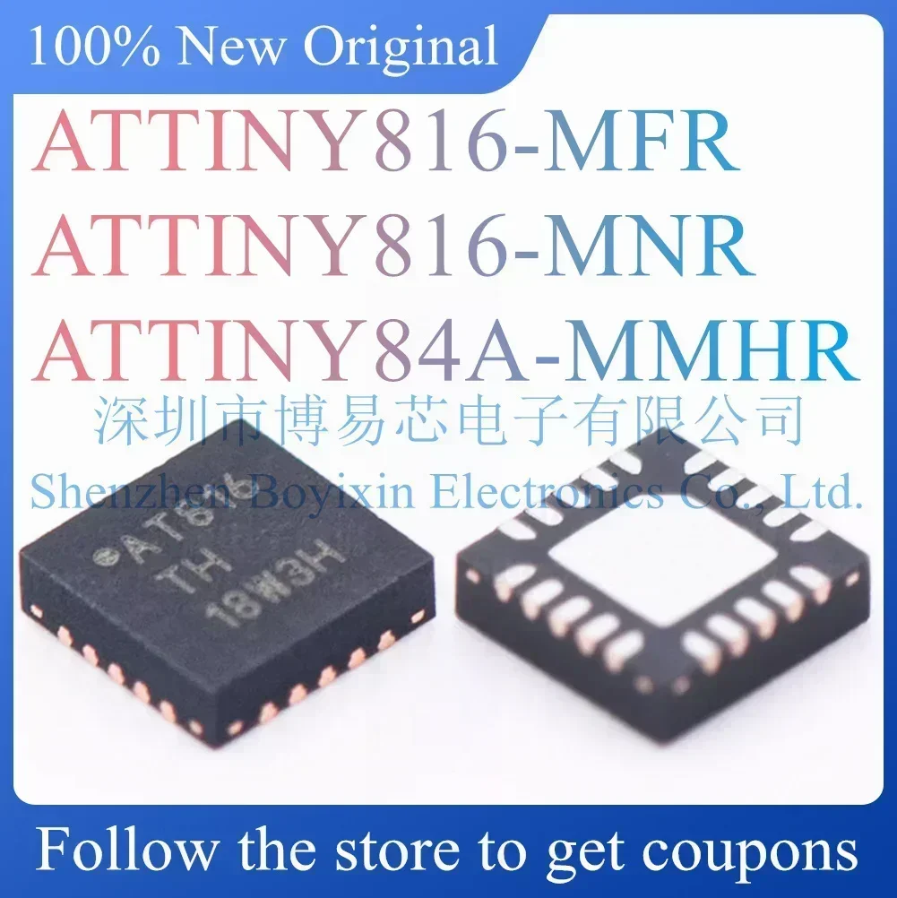 ATTINY816-MFR ATTINY816-MNR ATTINY84A-MMHR Тестовая плата