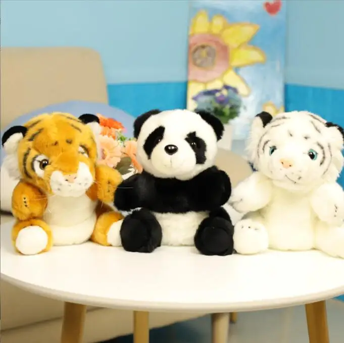 

ventroloquist puppet Baby Kids Panda Glove Hand Puppet Plush Doll Kids Story Telling Educational Toys