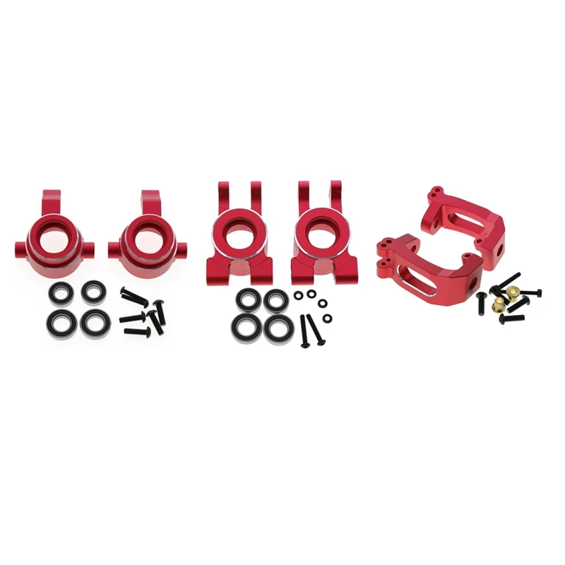 

Hot Sale Aluminum Steering Blocks & Caster Blocks & Rear Stub Axle Carriers For 1/8 Traxxas Sledge RC Car Upgrades Parts