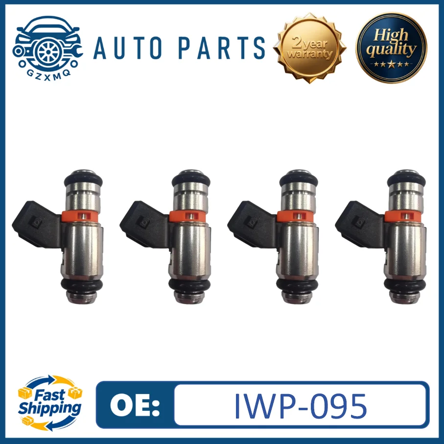Фото IWP-095 Высококачественные топливные форсунки (4 шт.) для Fiat Punto, Seat Cordoba, Ibiza II, Felicia II, VW Golf III, Polo, Vento №1