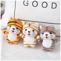 kawaii little tiger pendant plush toy bag pendant keychain doll