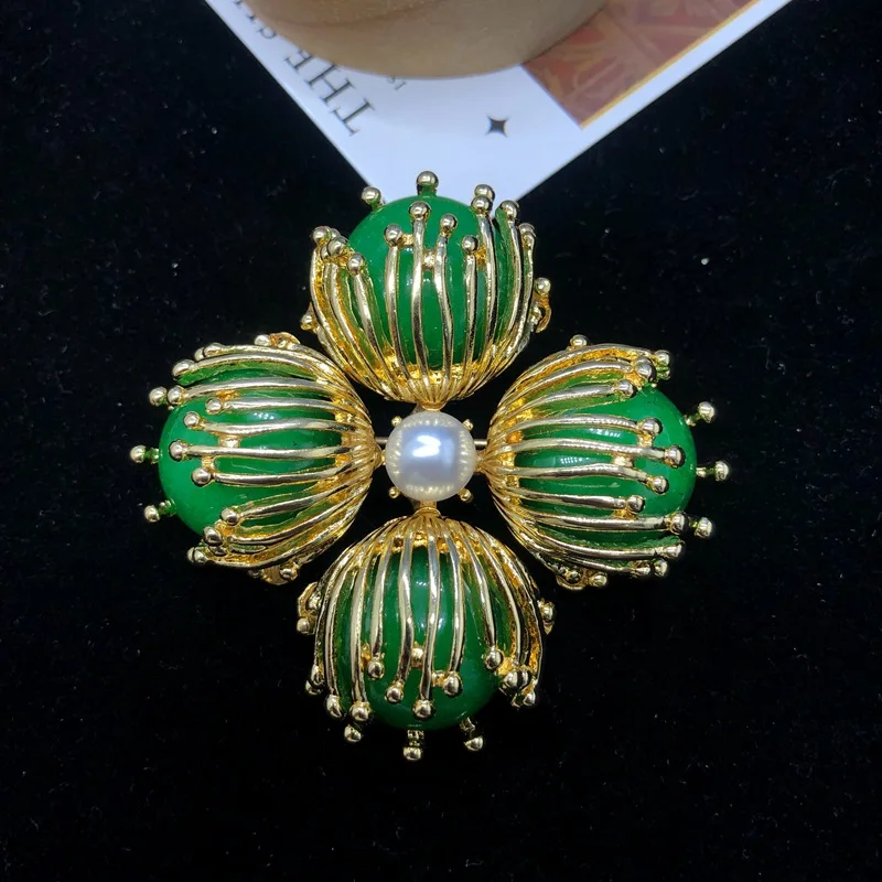 Роскошные готовые модные булавки нишевые роскошные тычинки полый дизайн