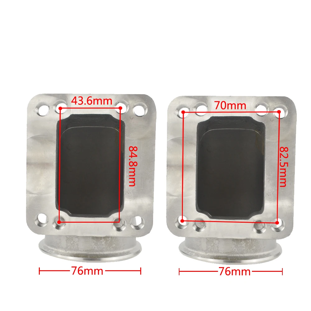 Для T3 T4 турбофланец 3-дюймовый Vband из нержавеющей стали 90-градусный коленчатый