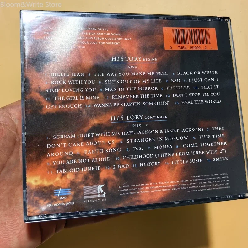 Фото Суперзвезда, Король поп-музыки: Майкл Джексон – Исторический альбом (2CD, толстая коробка), поп и рок, для Walkman, автомобильных колонок, подарочный набор №2